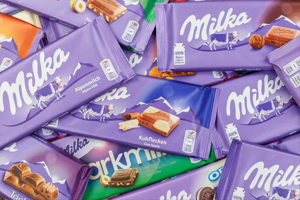 World's Best Milka Chocolate - Whole Nuts, 10 Bars