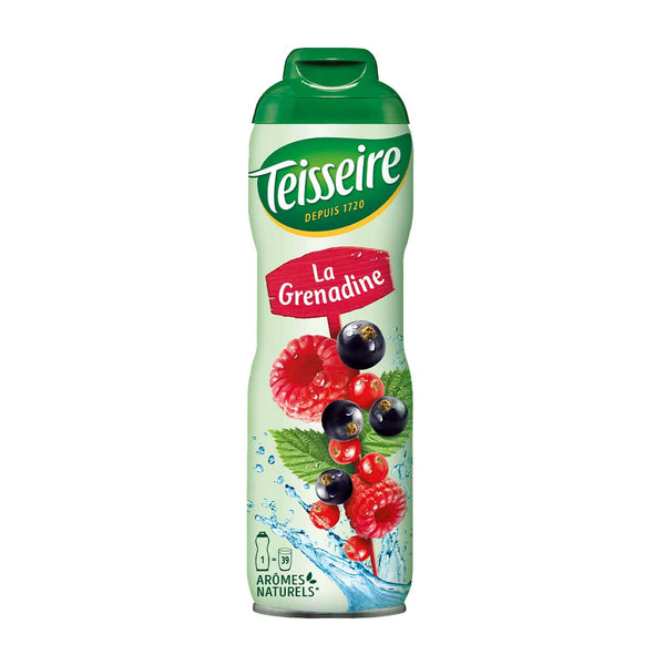 [Minor Dents] French Grenadine Syrup by Teisseire, 20.3 fl oz (600 ml)