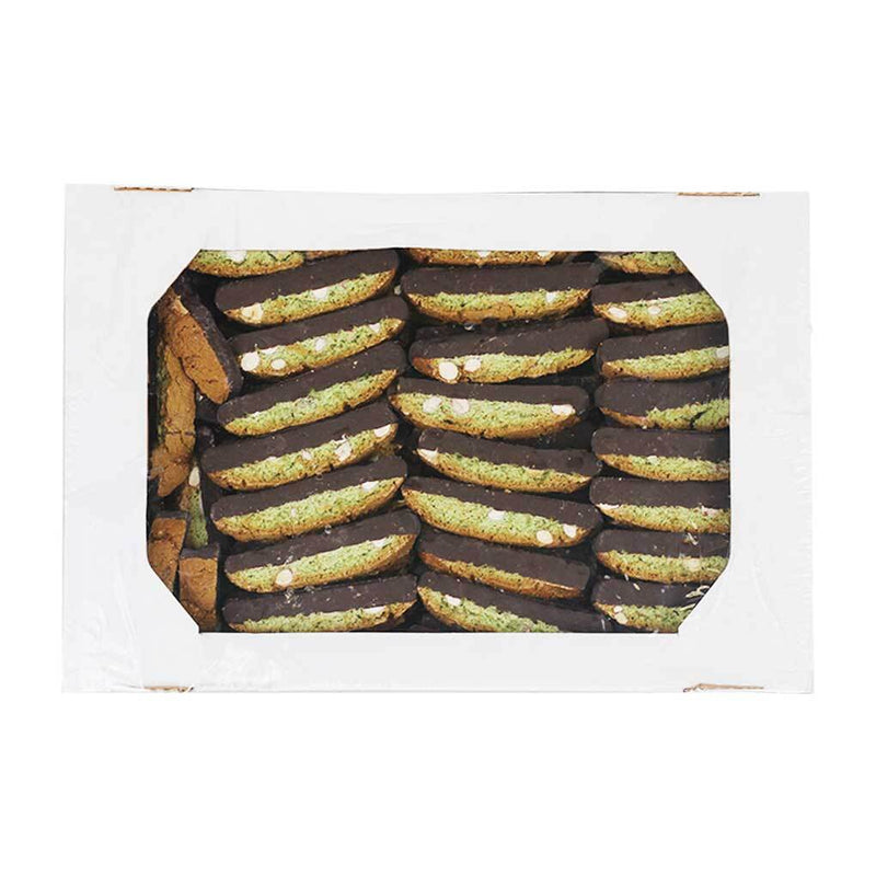 Chocolate Covered Almond & Pistachio Cantuccini by Monardo, 5.5 lb (2.5 kg) Pack of 2