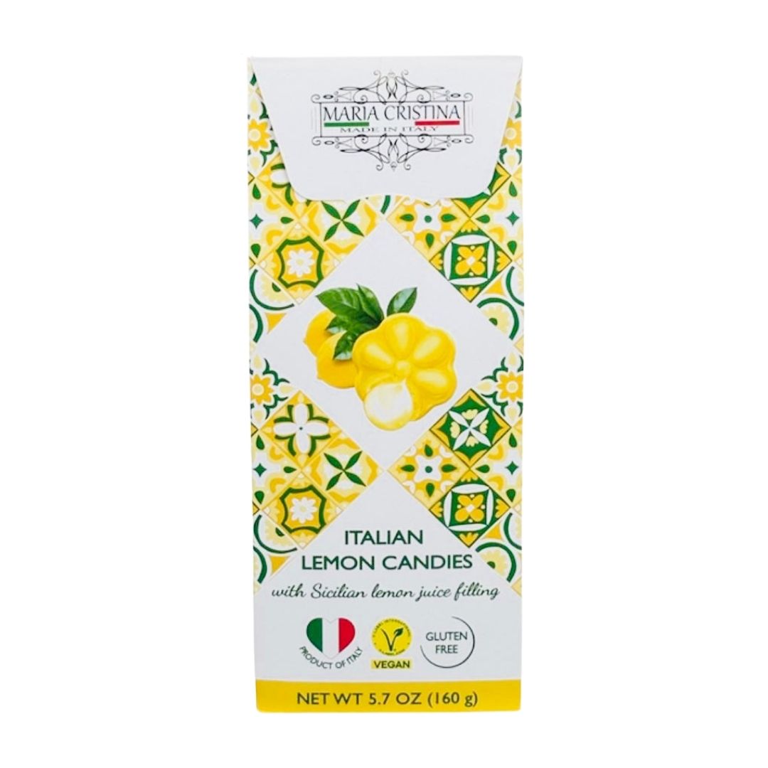 Sicilian Lemon Vegan Hard Candies by Maria Cristina, 5.7 oz (160 g)