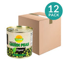 12-Pack Organic Green Peas, No Added Sugar by Belfiore, 14.5 oz (410 g)