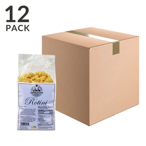 Rotini Pasta by Napoletano Brothers, 14 oz (396 g) Pack of 12