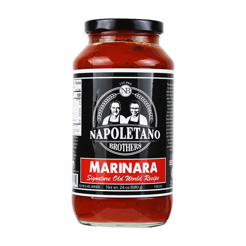 Marinara Sauce by Napoletano Brothers, 24 oz (680 g) Pack of 12