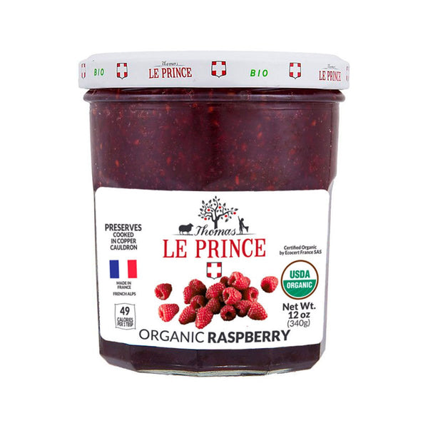 Thomas Le Prince Organic Raspberry Preserve, 12 oz (340 g)