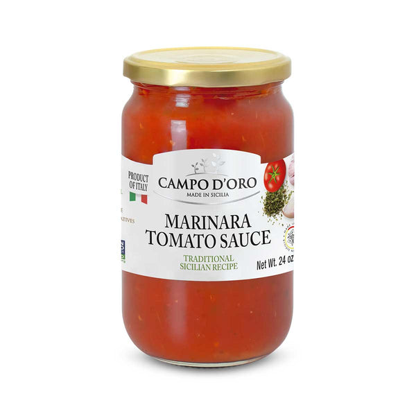 Marinara Tomato Sauce by Campo d’Oro, 24 oz (680 g)