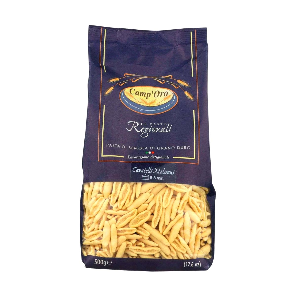 Camp'Oro Le Regionali Cavatelli Molisani Pasta, 1.1 Lb (500 G)