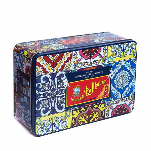 Di Martino Dolce & Gabbana Pasta & Apron Tin Box Set, 81.6 oz (2.3 kg)