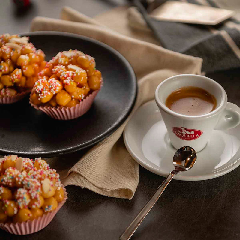 Espresso Roasted Coffee Beans, Gran Gusto by Saquella, 2.2 lb (1 kg)