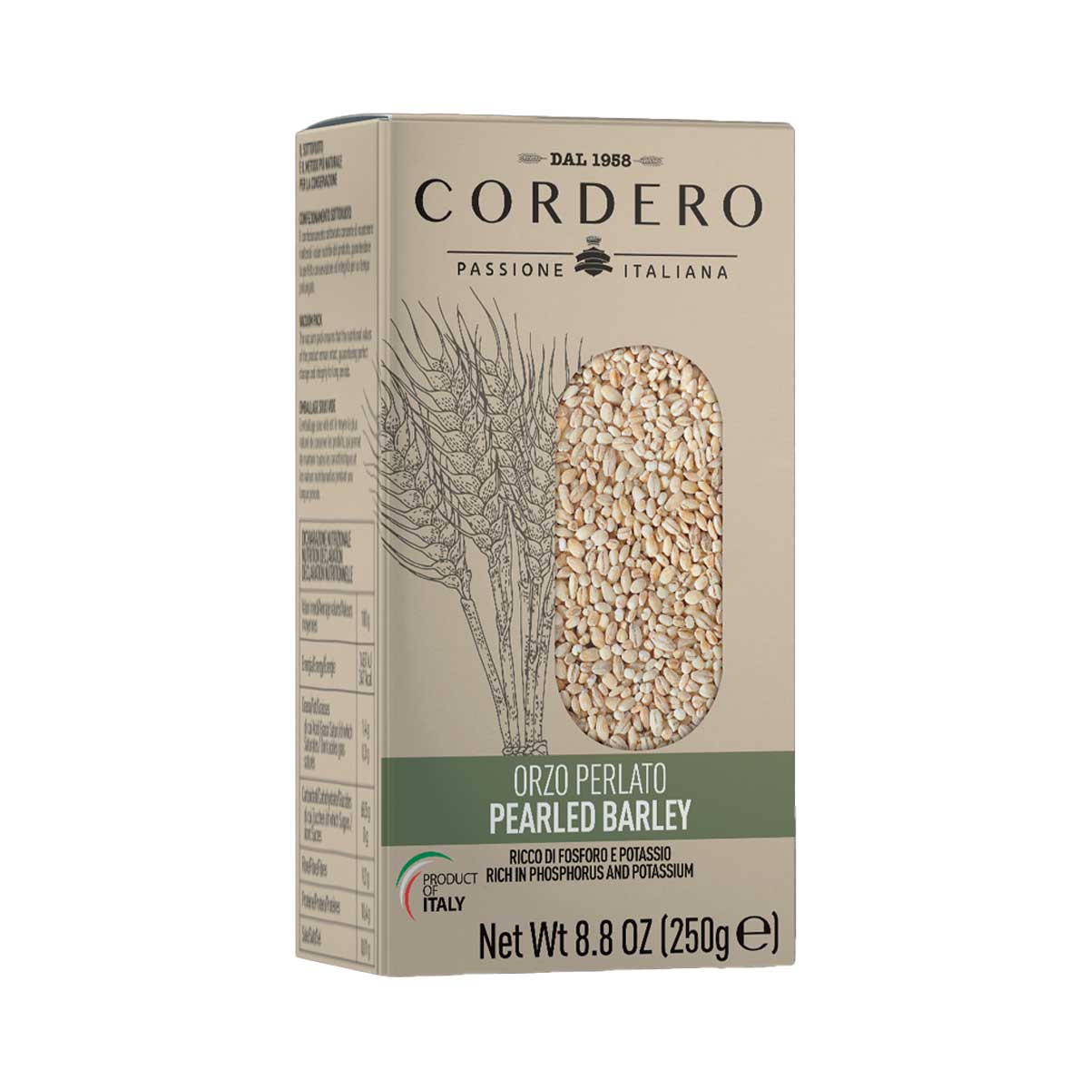 Pearled Barley By Cordero 8 8 Oz 250 G Pearled Barley By Cordero 8 8 Oz 250 G