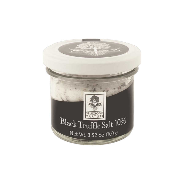 Black Truffle Salt 10% by Selezione Tartufi, 3.6 oz (100 g)
