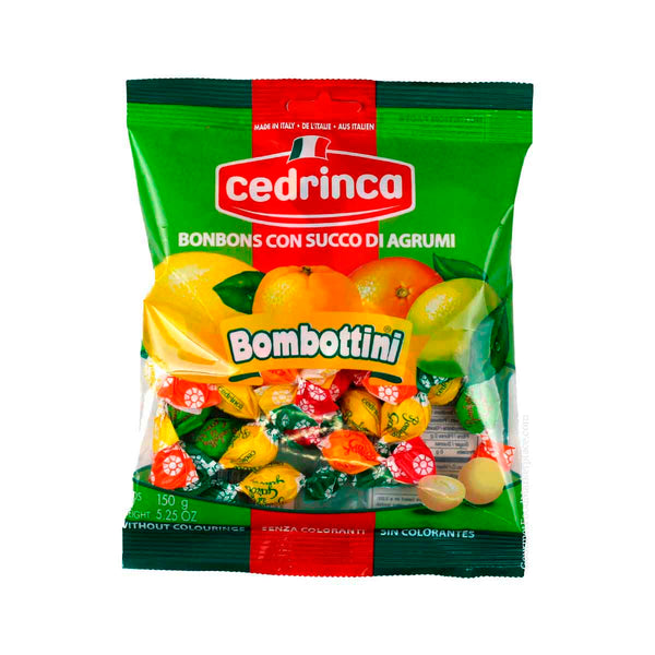 Bombottini Italian Citrus Hard Candies by Cedrinca, 5.3 oz (150 g)