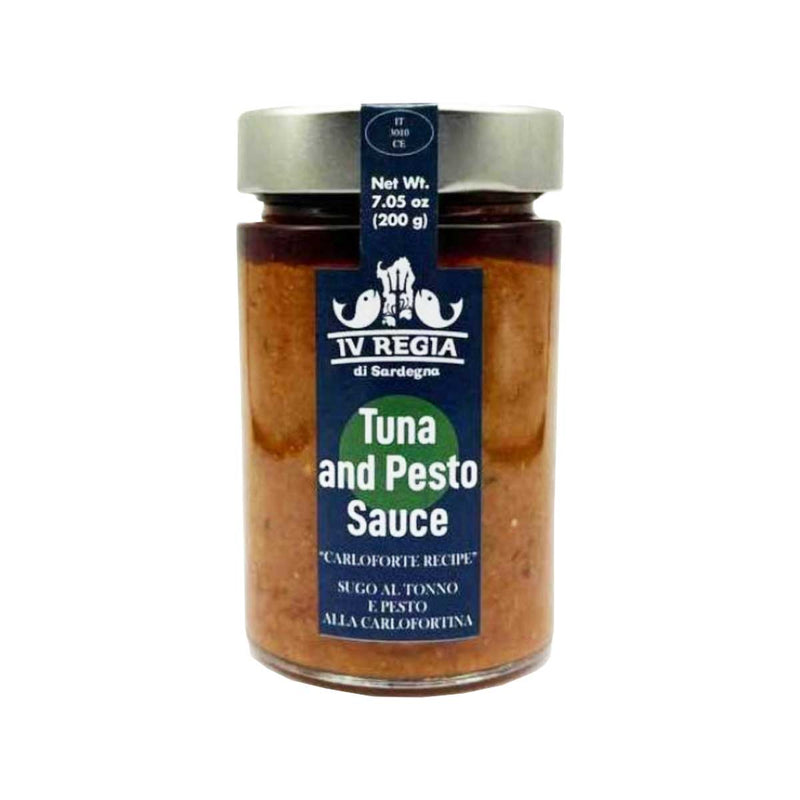 Tuna and Pesto Sauce "Carloforte Recipe" by IV Regia, 12 x 7.1 oz (200 g)