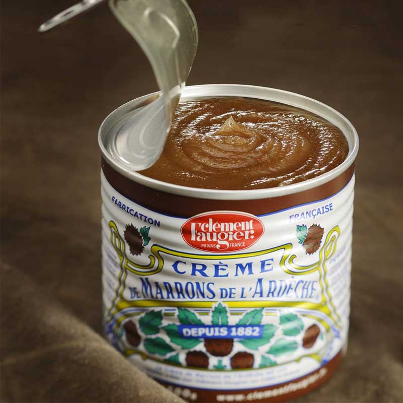 100% French Chestnut Spread with Vanilla, Fat Free, Large by Clement Faugier, 17.6 oz (500g)