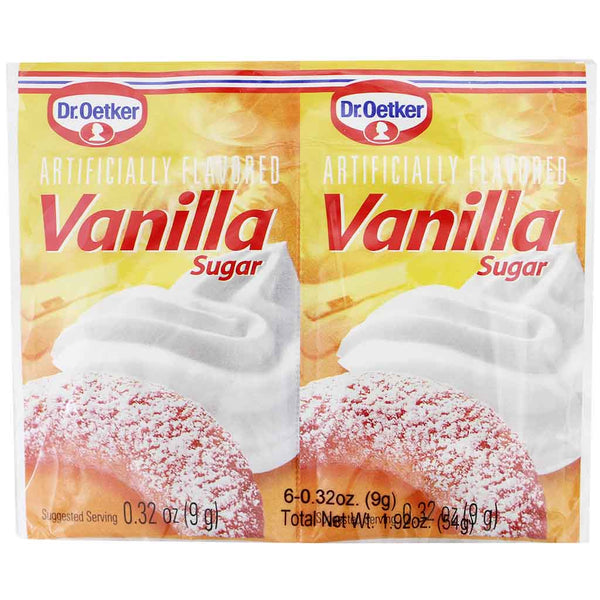 Dr Oetker Vanilla Sugar: 6-Pack, 6 x 0.32 oz (9 g)