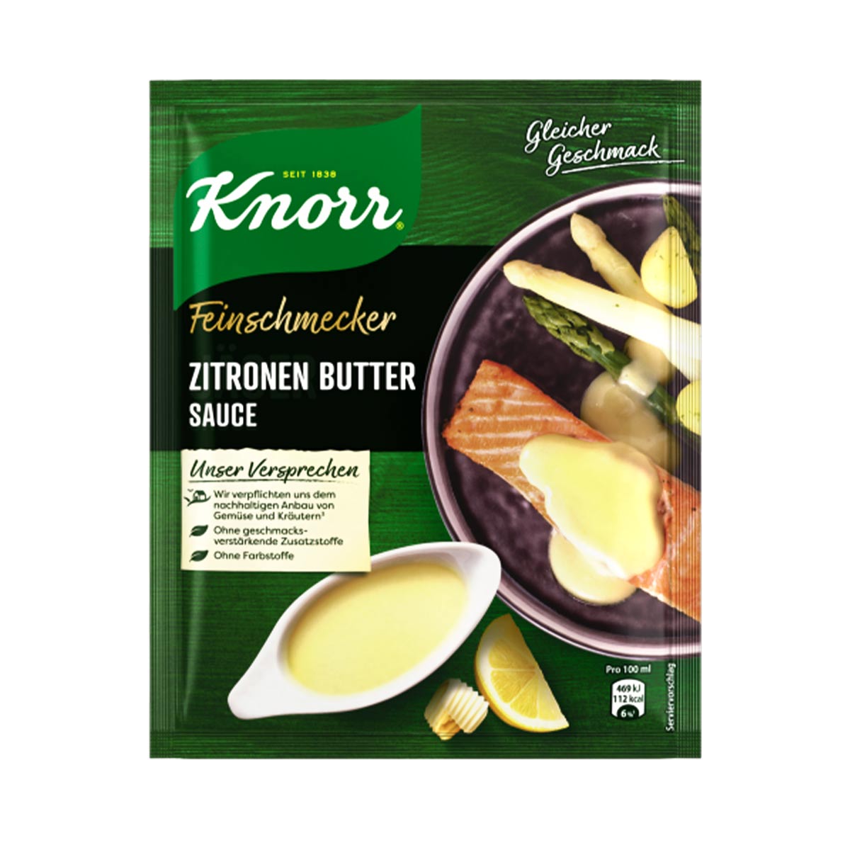 Knorr Lemon Butter Sauce Butter Zitronen 1.8 Sauce, oz
