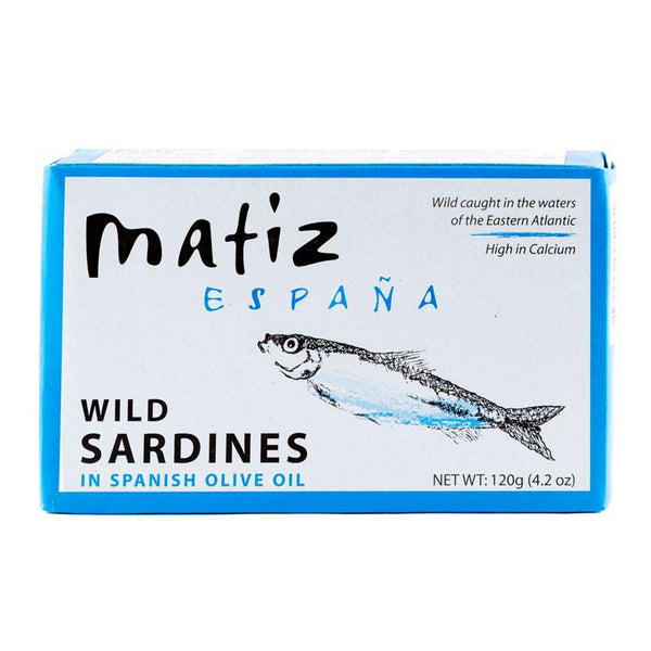 Matiz Wild Sardines in Spanish Olive Oil, 4.2 oz (120 g)