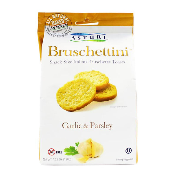 Asturi Ð Garlic & Parsely Bruschettini, Italy, 4.23oz (120g)