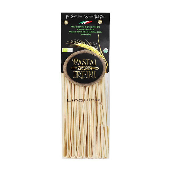 Organic Linguine, 100% Italian Durum Wheat Semolina by Pastai Irpini, 1 lb (454 g)