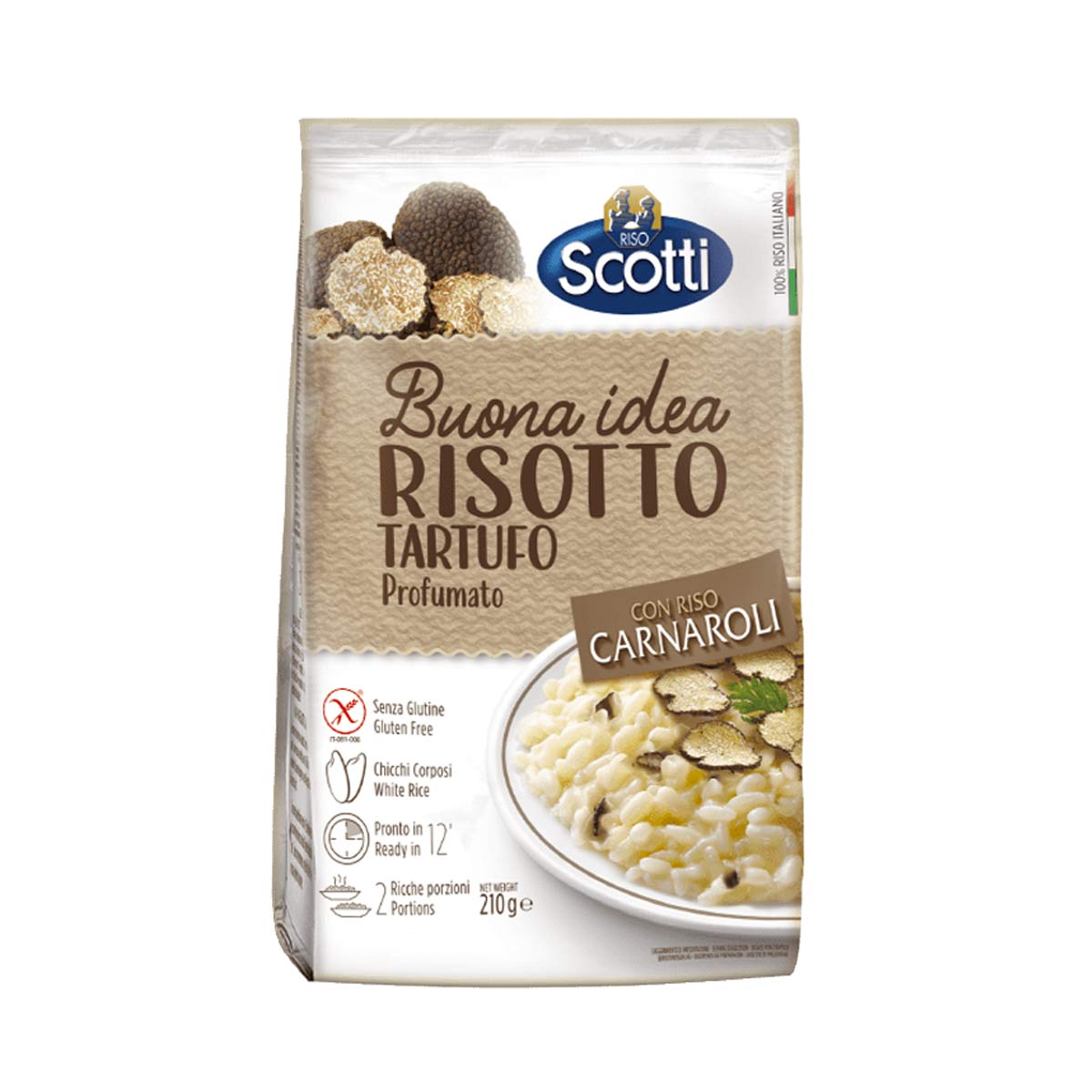 Riso Scotti Buona Idea Risotto Truffle with Carnaroli Rice 7.4 oz