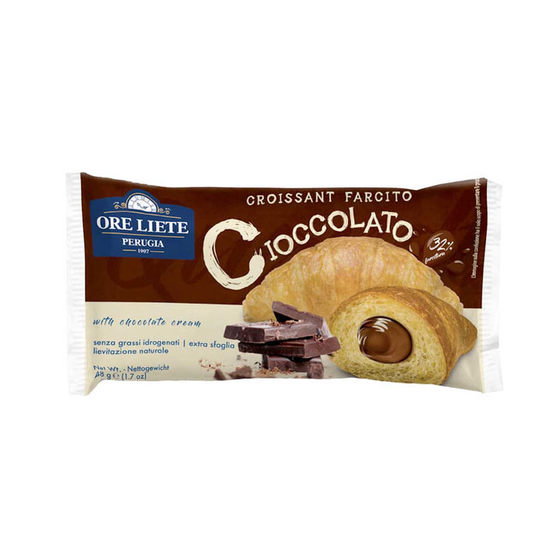Italian Croissant with Chocolate Filling by Ore Liete, 8.5 oz (240 g)