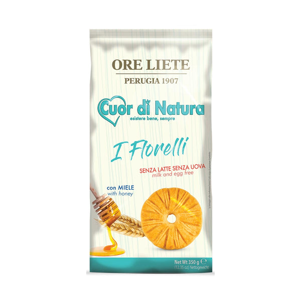 I Florelli Italian Honey Cookies, No Milk and Egg by Ore Liete, 12.4 oz (350 g)