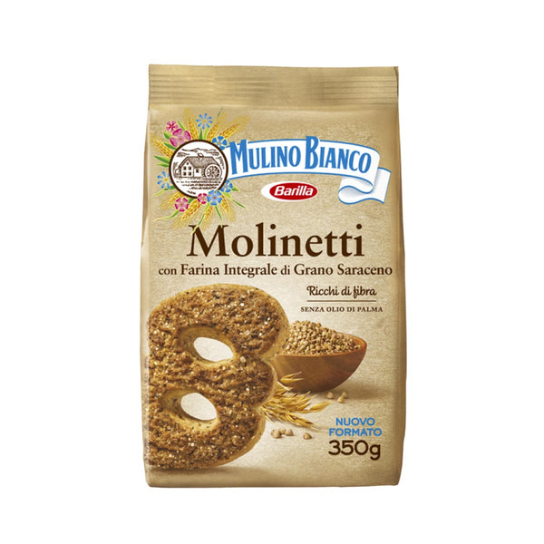 Mulino Bianco Molinetti Buckwheat Cookies, 12.4 oz (350 g)