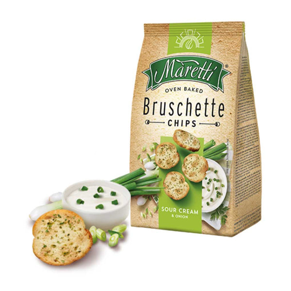 Sour Cream and Onion Bruschetta Chips by Maretti, 5 oz (142 g)