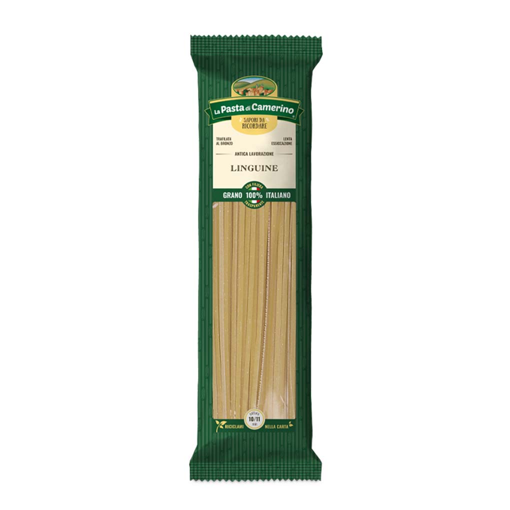 La Pasta di Camerino Artisanal Linguine, 100% Italian, 17.6 oz (500 g)