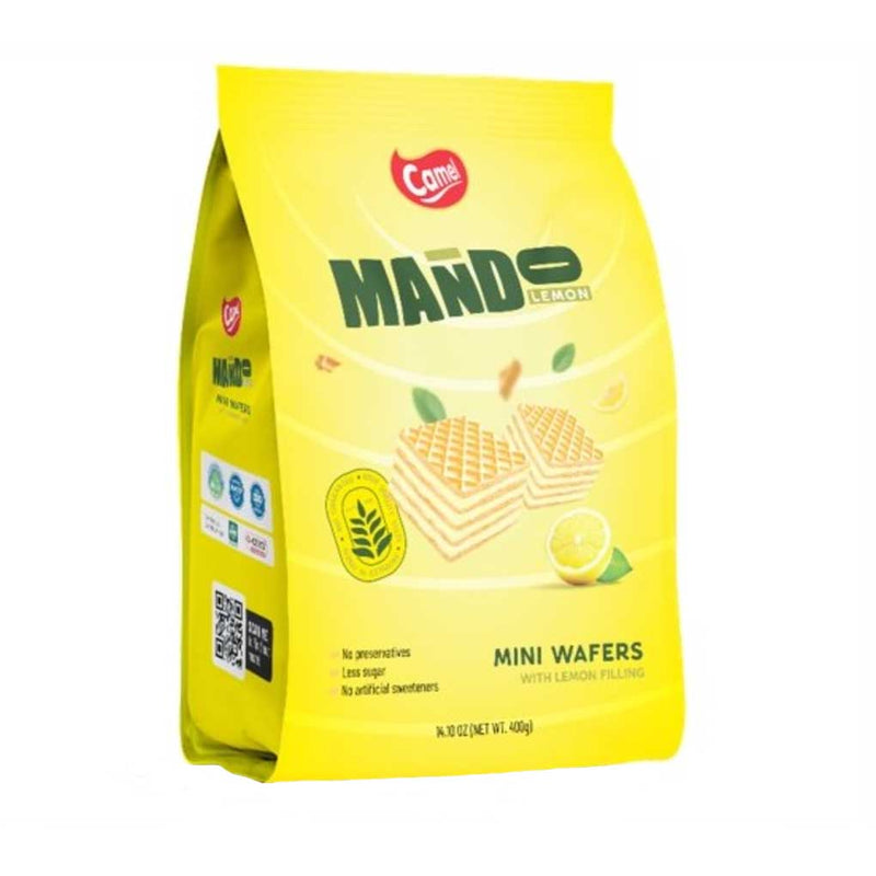 Lemon Wafer Cubes, Family Size by Mando, 14.1 oz (400 g)