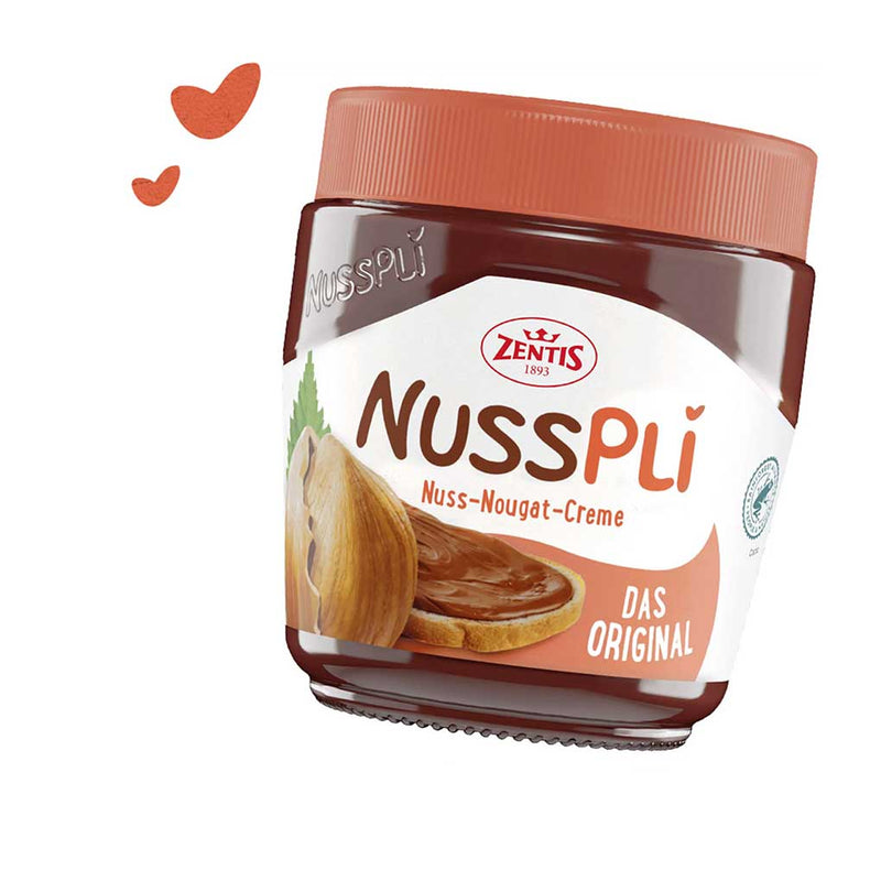 Zentis Nusspli Hazelnut Nougat Creme Spread, 14.11 oz (400 g)