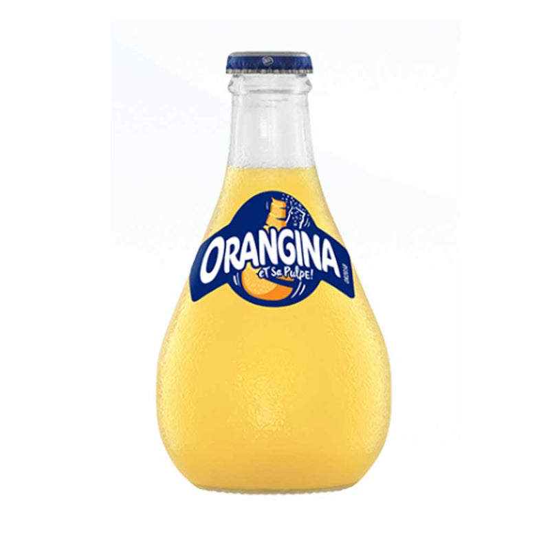 Orangina French Orange Soda with Pulp, 6 x 8.5 fl oz