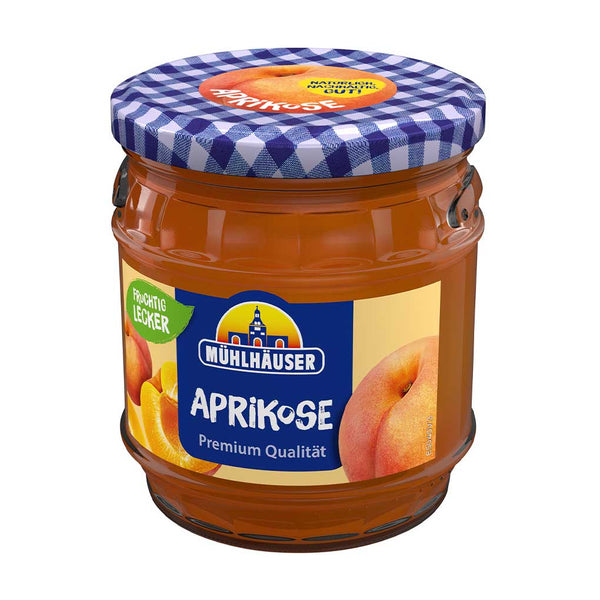 Apricot Jam from Gerrmany by Muhlhauser, 15.8 oz (450 g)