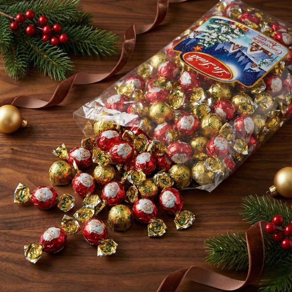 La Luisa Bulk Santa Claus Milk Chocolate Pralines (30% Cocoa), 35.27 oz (1 kg)