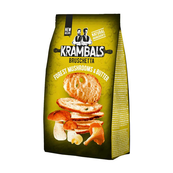 Forest Mushrooms & Butter Bruschetta by Krambals, 2.5 oz (70 g)