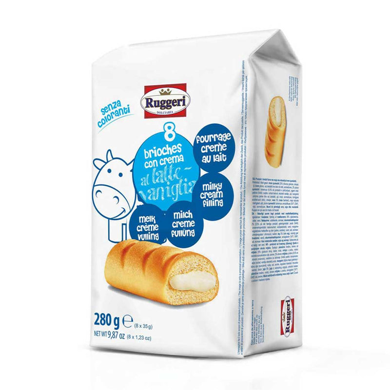 Italian Brioches with Milk Cream by Ruggeri, 9.87 oz (280 g)