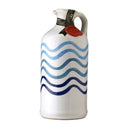 Galantino EVOO in Hand Painted Ceramic, Waves, 16.9 fl oz (500 ml)