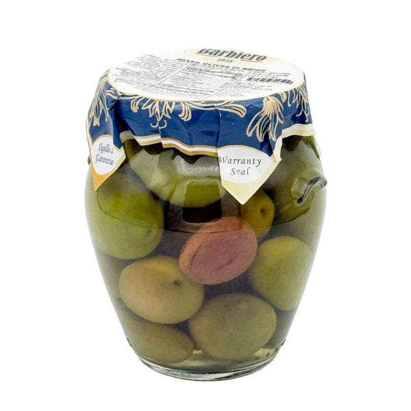 Mixed Italian Olives in Brine by Barbiero, 10.22 oz (290 g)