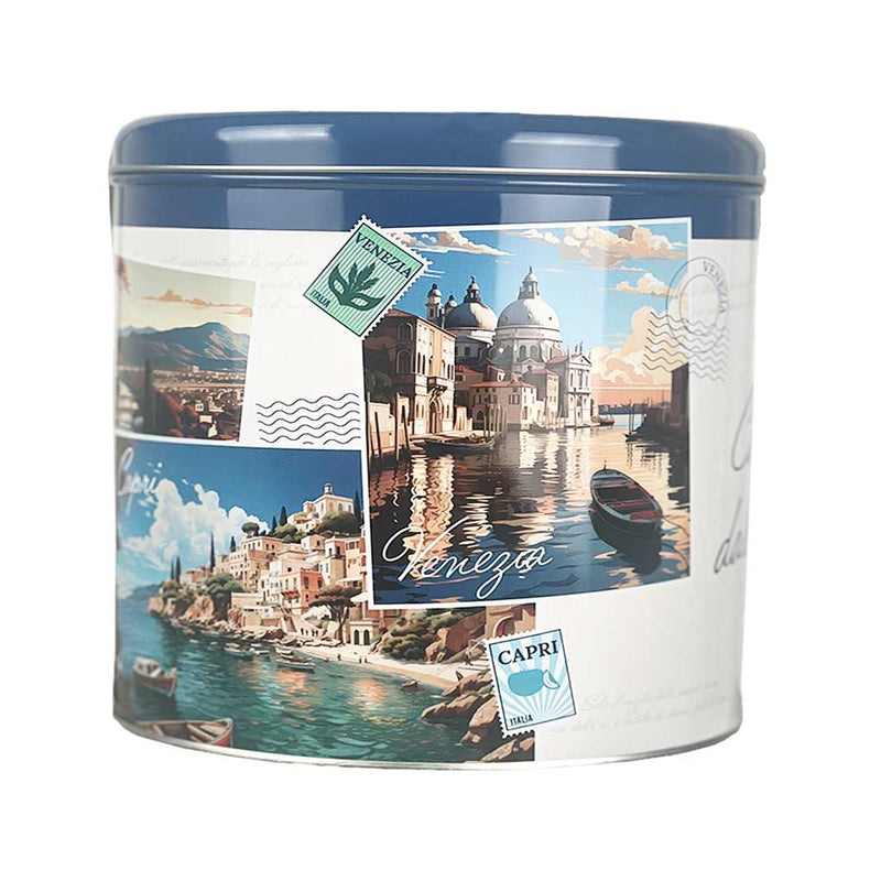 Panettone in Vintage Italian Postcard Design Tin by Ore Liete, 26.5 oz (750 g)