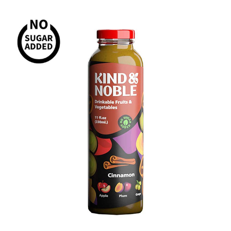 Plum, Apple, Grape & Cinnamon Smoothie by Kind & Noble, 11 fl oz (330 ml)