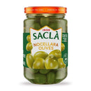 Sacla Whole Nocellara Green Olives in Brine, 10.41 oz (295 g)