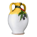 EVOO in Hand Painted Ceramic, Cincinnati by Galantino, 16.9 fl oz (500 ml)