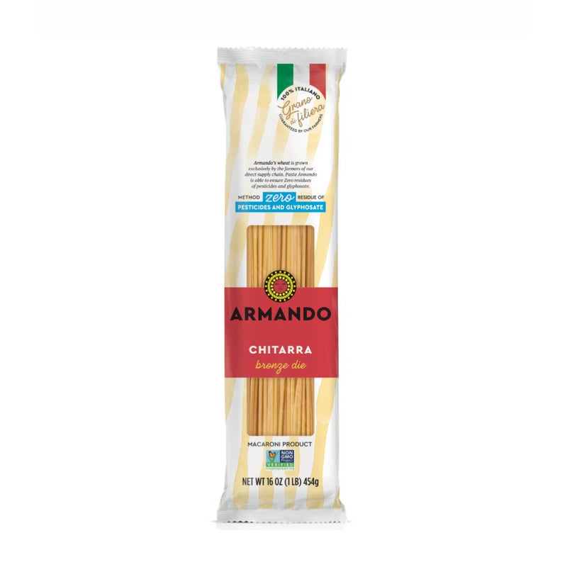 Armando Chitarra Pasta, 100% Italian Wheat, Bronze Cut, 16 oz (454 g)