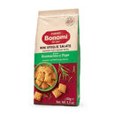 Rosemary & Black Pepper Crackers by Bonomi, 5.3 oz (150 g)