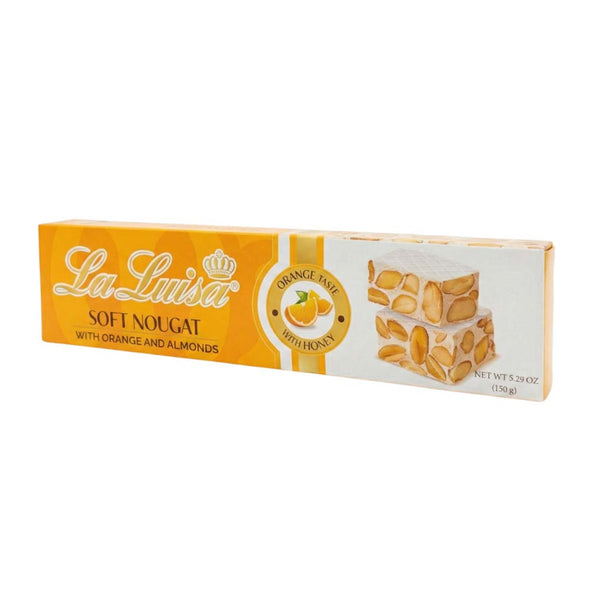 La Luisa Soft Nougat with Orange and Almonds, 5.29 oz (150 g)