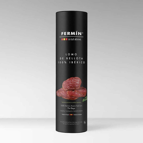 Fermin 100% Iberico Free Range Acorn-Fed Loin in Tube, 1.1 lb (499 g)