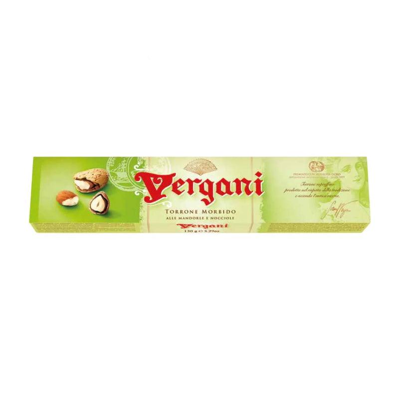 Vergani Soft Nougat with Almonds, 5.29 oz (150 g)