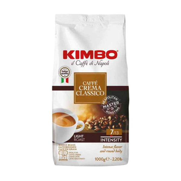 Kimbo Caffe Crema Classico Whole Bean Coffee, 2.2 lb (1000 g)