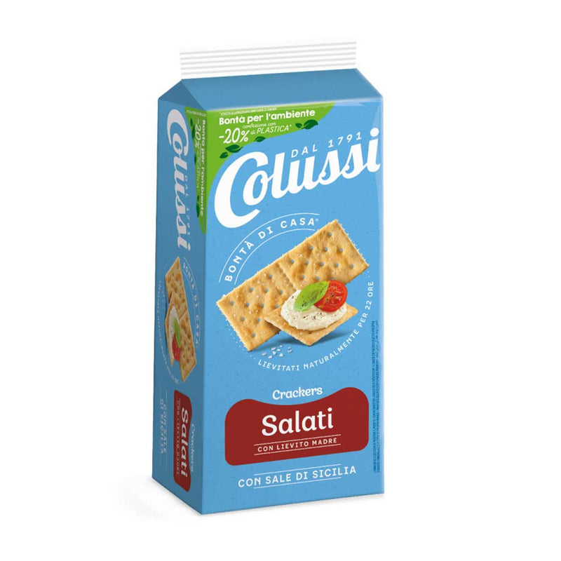 Colussi Crackers with Sicilian Sea Salt, 17.64 oz (500 g)