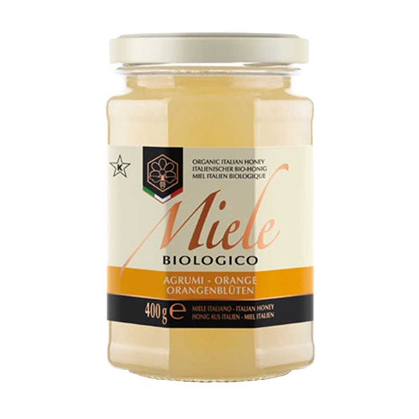 ADI Apicultura Organic Italian Orange Honey, 14.11 oz (400 g)