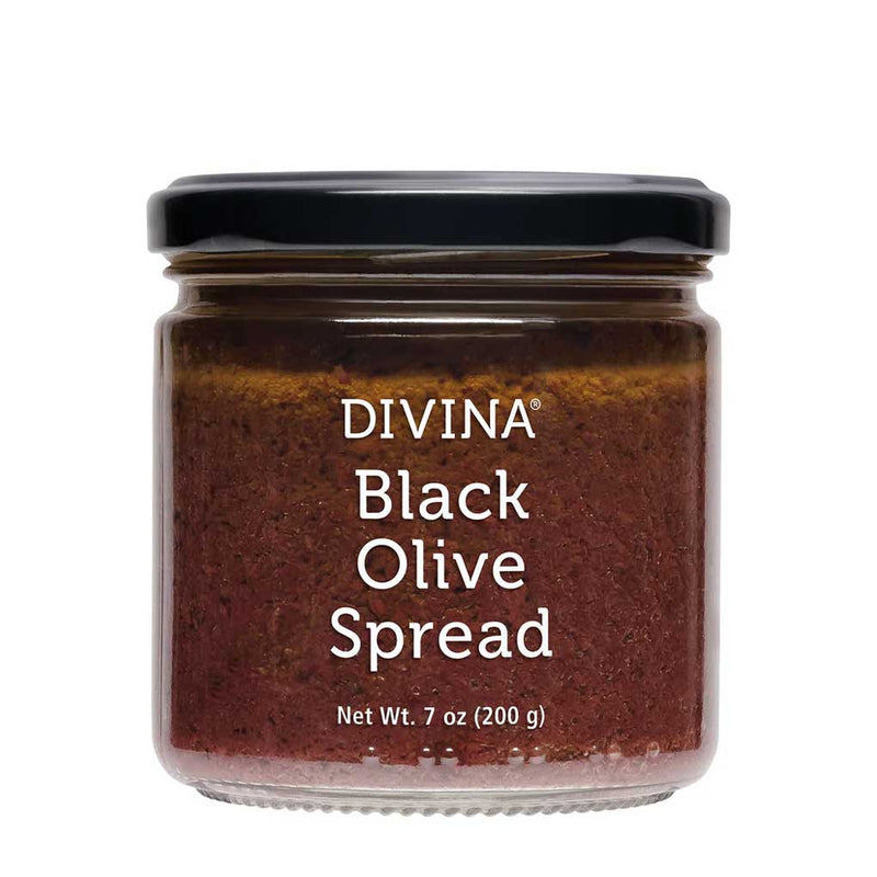 Divina Black Olive Spread, 7 oz (200 g)